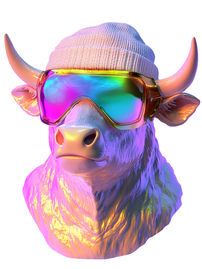 AI-powered bull mascot